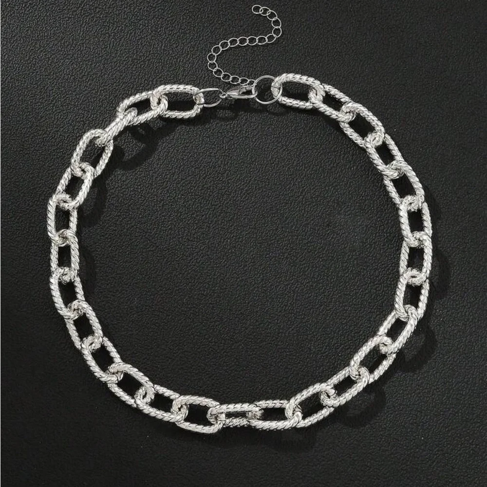Lumiere Fine Silver Chain Necklace - Picture 3 of 4